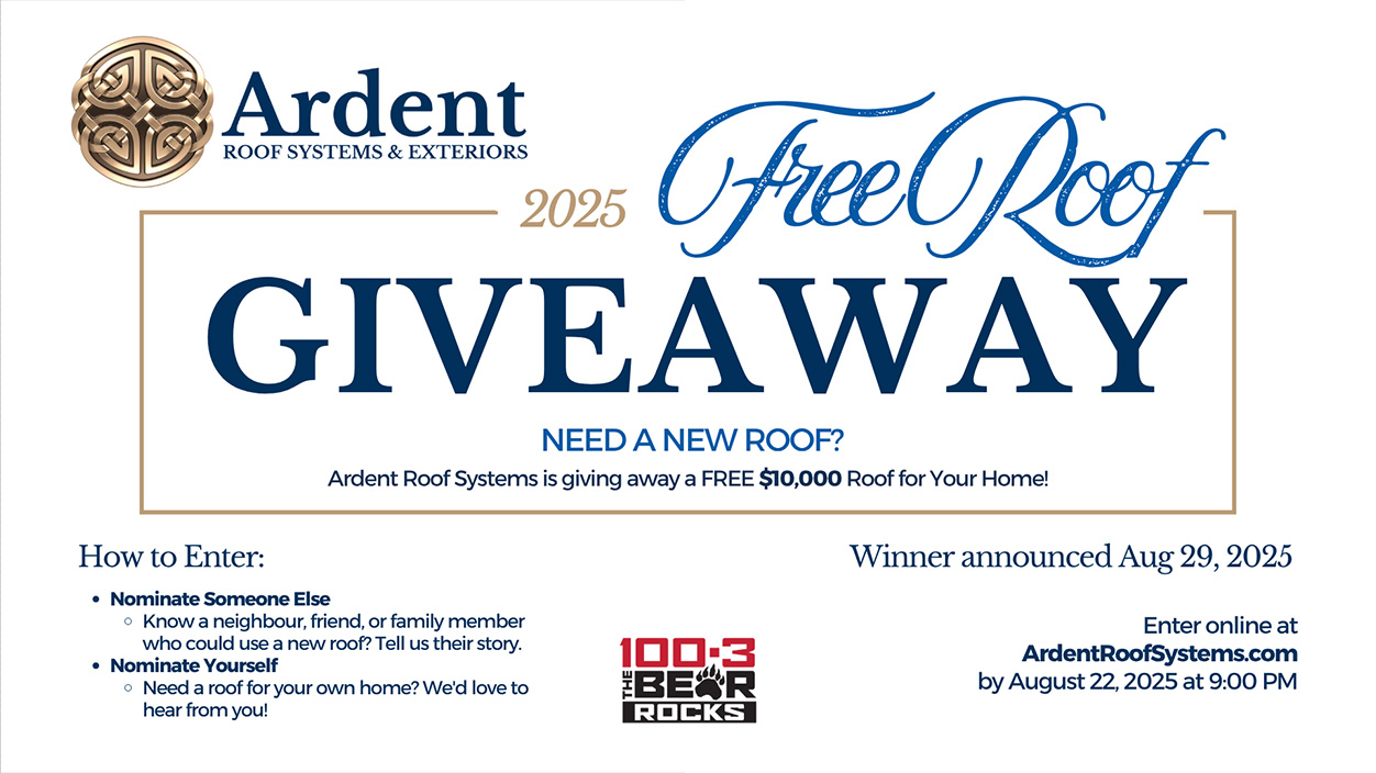 Ardent Roof Systems' $10,000 Roof Giveaway