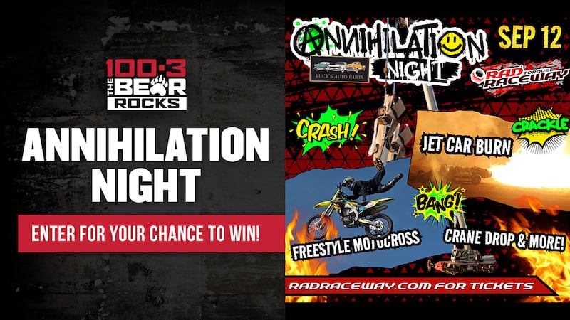 Win a 4-Pack of Tickets to RAD Torque Raceway’s Buck’s Auto Parts Annihilation Night