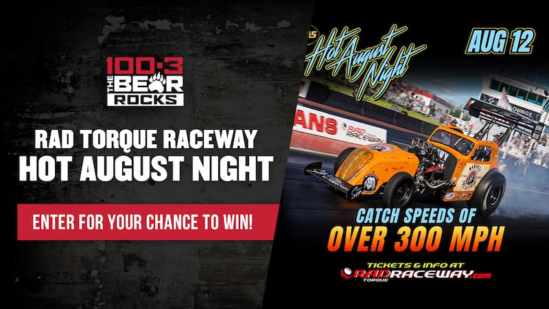 Win a 4-Pack of Tickets to RAD Torque Raceway’s Midas Hot August Night